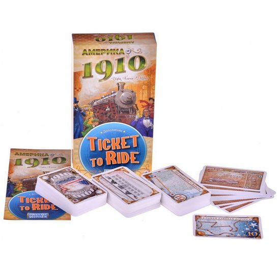 Настольная игра Ticket to Ride: Америка 1910