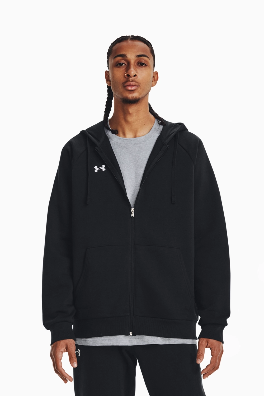 Кофта Under Armour Rival Fleece FZ - черный