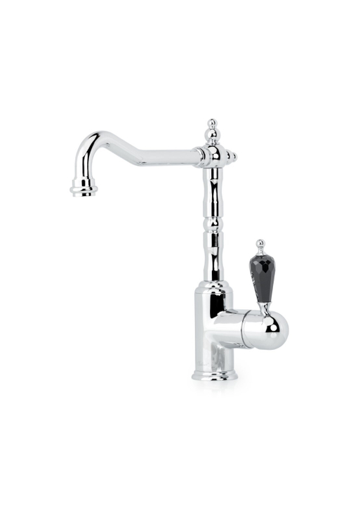 Boheme Смеситель для кухни TRADIZIONALE CHROMO с кристаллом BLACK Swarovski