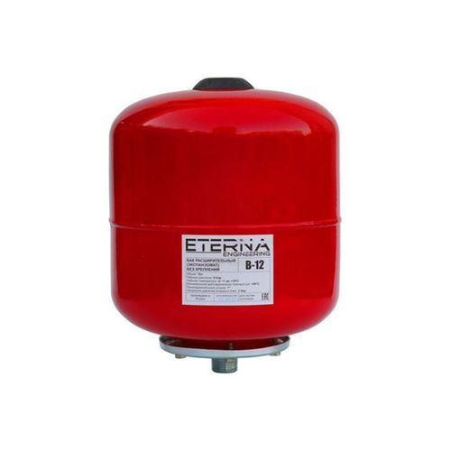 Бак расширительный мембранный для отопления 12 л красный Eterna