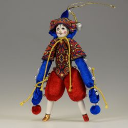 Ёлочная игрушка Клоун Капитан