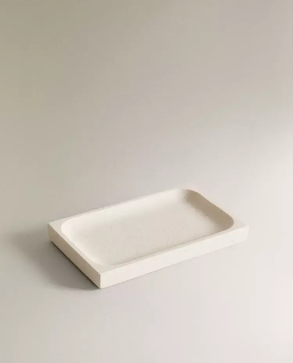 ZARA HOME МЫЛЬНИЦА БЕЛОГО МРАМОРА, ЖЕЛТОВАТО-БЕЛЫЙ