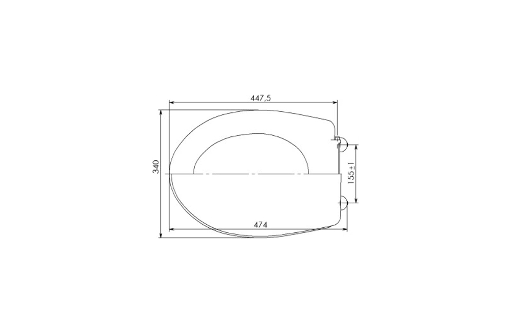 Сиденье д/унитаза СУ 73.03.00 (Элисса/Дачный)