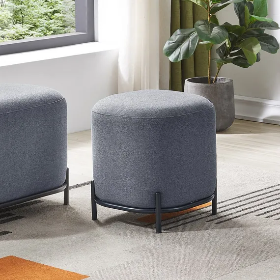 Пуф Midnight 40 см темно-серый | Pawai | Купить в Hallberg.ru