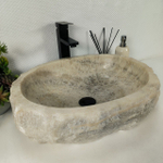 Раковина из оникса Erozy Grey EO-64541 52*42*15 0156