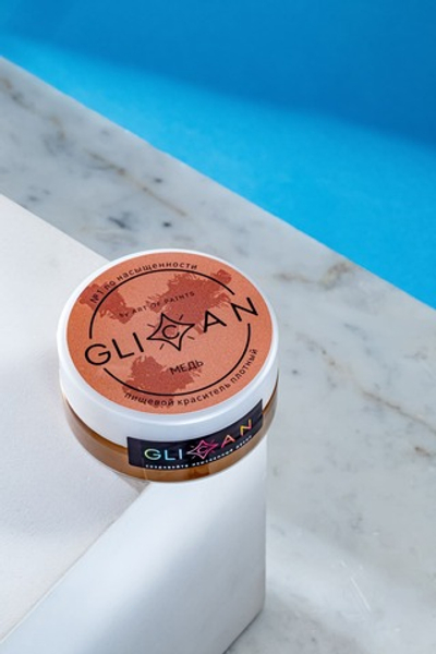 Кандурин "Медь" плотный блестящий, GLICAN Россия 10гр