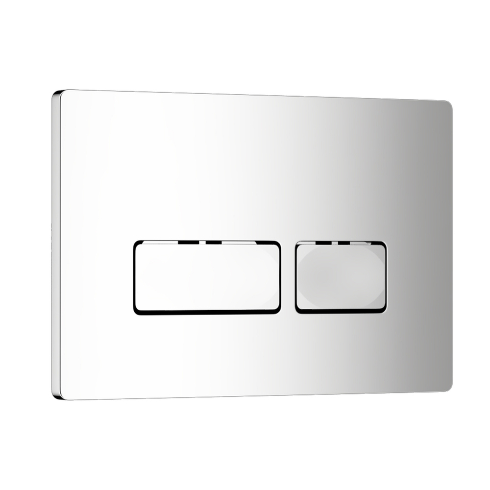 Кнопка смыва WAVE V3 универсальная ХРОМ АБС прямоугольная