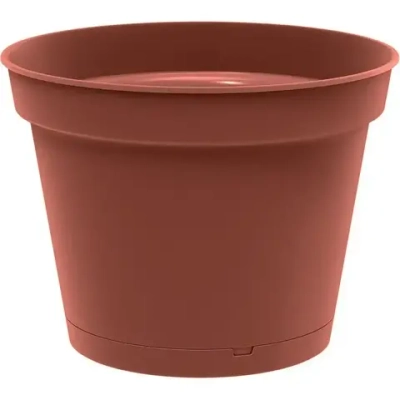 Горшок для цветов Mint D120мм, 0,7л с поддоном (терракотовый)