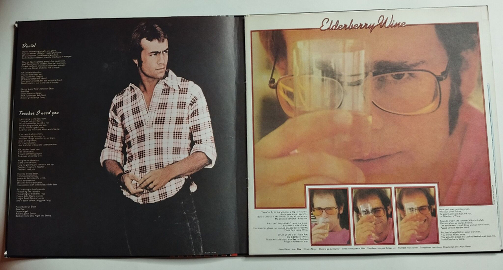 Винтажная виниловая пластинка LP Elton John Dont Shoot Me Im Only The Piano Player (Japan 1973)