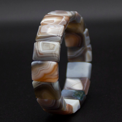 Браслет "Зима" агат Ботсвана