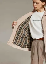 Куртка Called a Garment Corduroy work Светло-бежевая