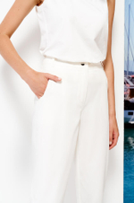 3912 Брюки женские (молочный)