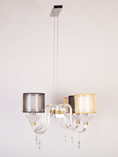 Подвесная люстра Manne L.4306-6 SILVER GO+BL