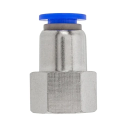 Фитинг для пластиковых трубок 6мм с внутренней резьбой 1/4'' Forsage F-SPCF06-02