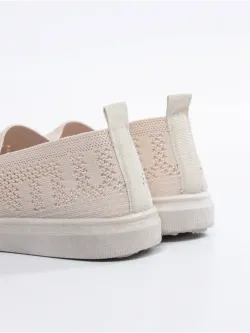 Мокасины летние текстильные