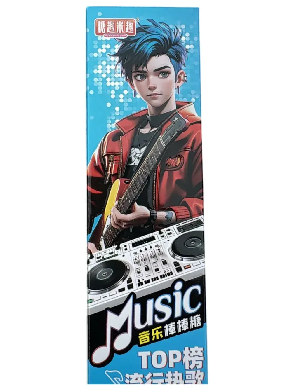 Музыкальные леденцы "Рок-Гитара" в Аниме стиле 15 г * 4 шт