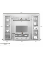 Модуль стенки для гостиной