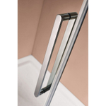 Душевой уголок Cezares Stylus-M AH-1 140x90 профиль Хром стекло прозрачное