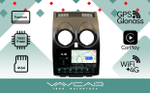 Магнитола для Nissan Qashqai J10 2006-2013, Dualis - Vaycar VA51-1170-2K на Android 13, 8-ядер, 2K QLED, ТОП процессор, CarPlay, 4G SIM-слот