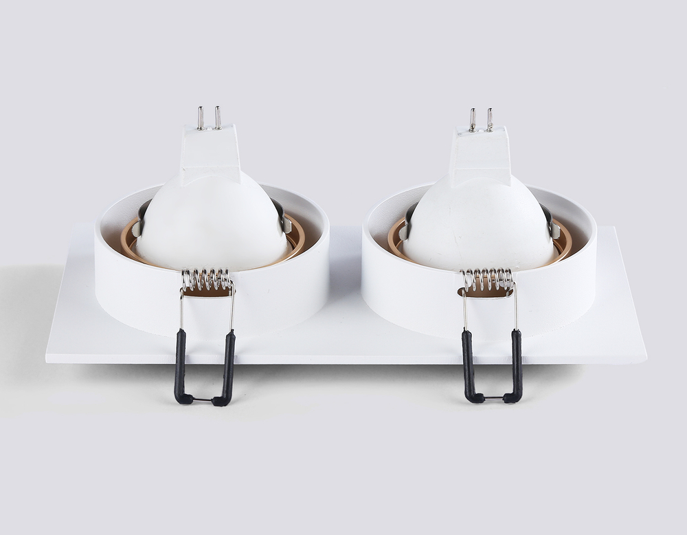 Светильник встраиваемый TN102733/2 WH/GD белый/золото GU5.3 175*92*23