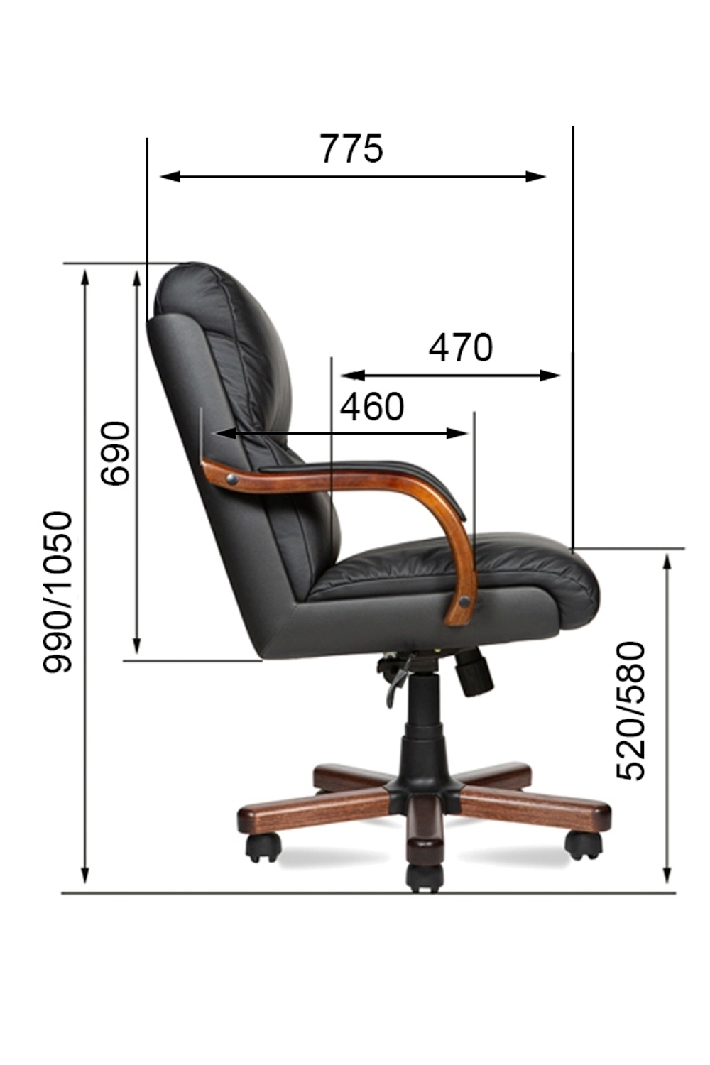 Кресло для руководителя VIP В LX