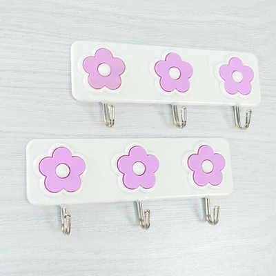 Крючок самоклеящийся 2 планки по 3шт VETTA