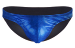 Мужские трусы-слипы с синей передней частью (Размер: S) (Цвет: синий)