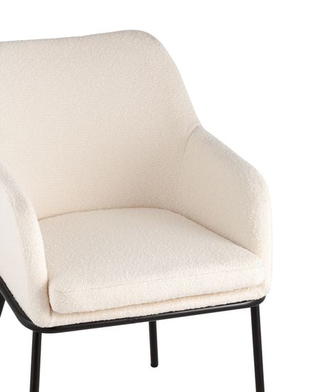 Стул кухонный Орли букле молочный