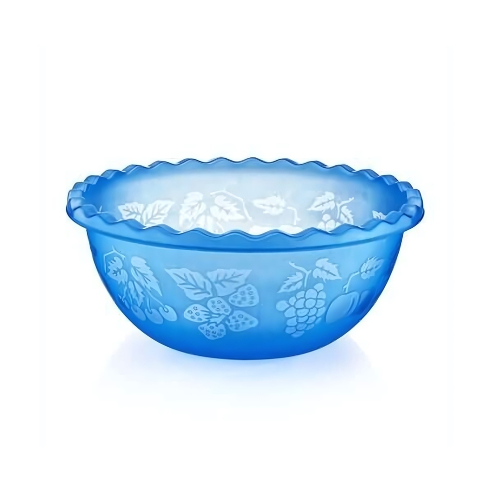 Миска узорная 6 лт прозрачная