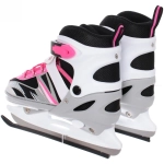 Коньки раздвижные, ледовые с роликовым блоком Sportage FIT105 Dual (размер 34-38)