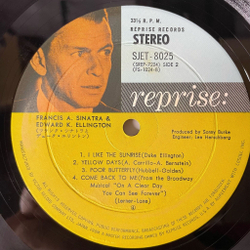 Винтажная виниловая пластинка LP Frank Sinatra With Duke Ellington (Japan 1968) (No Obi) All I Need Is The Girl
