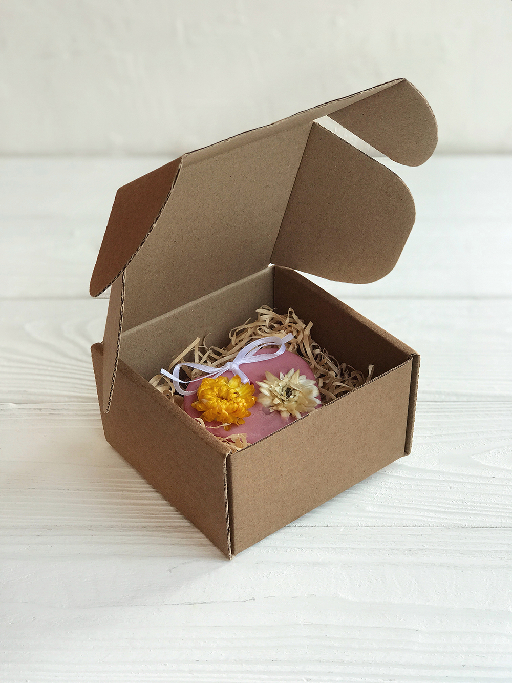 Коробка 10 х 10 х 6 см, бурая, Коробки для подарочных наборов, коробки для подарочных боксов, квадратные коробки, бьюти боксы, подарочный бокс, бейби бокс, коробка для елочных шаров