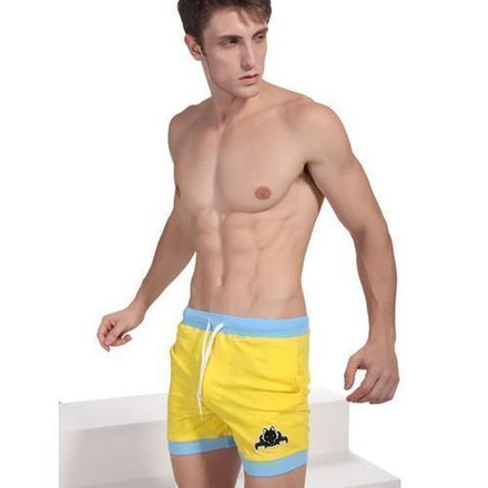 Мужские спортивные шорты желтые Superbody Sport Shorts Yellow