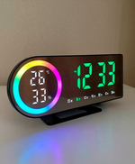 Часы-будильник настольные LED W601 Black