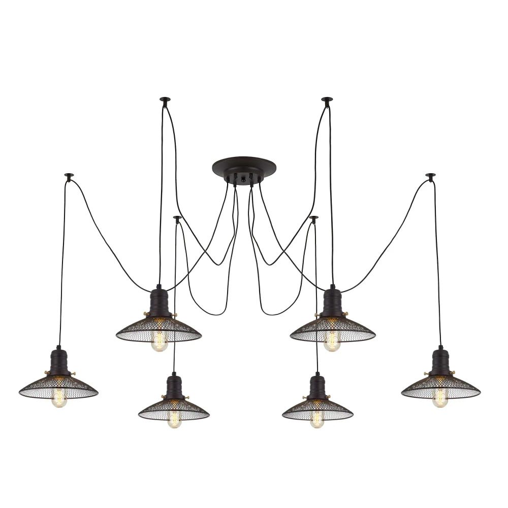 Citilux Эдисон CL451062 Люстра паук Венге