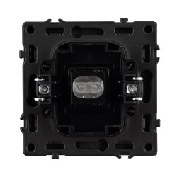 Механизм HDMI розетки SCT-NOBE-MHD1-SFPL-GR (Arlight, Серый базальт) 061844