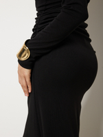 Платье вечернее праздничное длинное с драпировкой