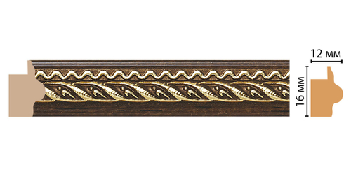 Молдинг Decomaster 117-438 16*12*2400мм