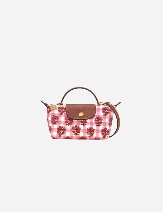 Longchamp Le Pliage Pouch Blush Canvas