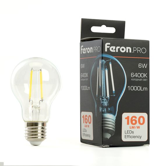 Лампа светодиодная Feron.PRO LB-1106 Шар E27 1000LM 6W 175-265V 6400K 48891