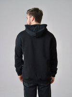 Худи черное Город Горький мужское с нашивкой