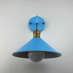 Бра С Подвесным Плафоном Braid Wall Blue By Imperiumloft