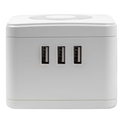 S-GCD2-1.5SBU WHITE Удлинитель серии Standard. с-з. шнур 1.5м. 2 гнезда. 3 USB. 16А. Белый. ТМ Uniel