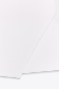 ZARА ЮБКА-ШОРТЫ АСИММЕТРИЧНОГО КРОЯ, БЕЛЫЙ