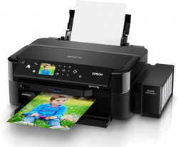 Принтер струйный EPSON L810 цветной, цвет:  черный (c11ce32402)