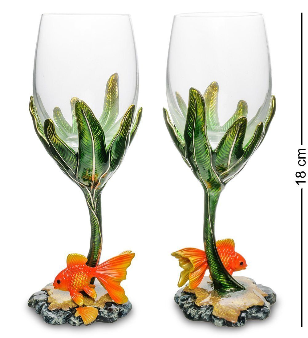 WIN-161 Набор бокалов в подар.кор. «Золотая рыбка»