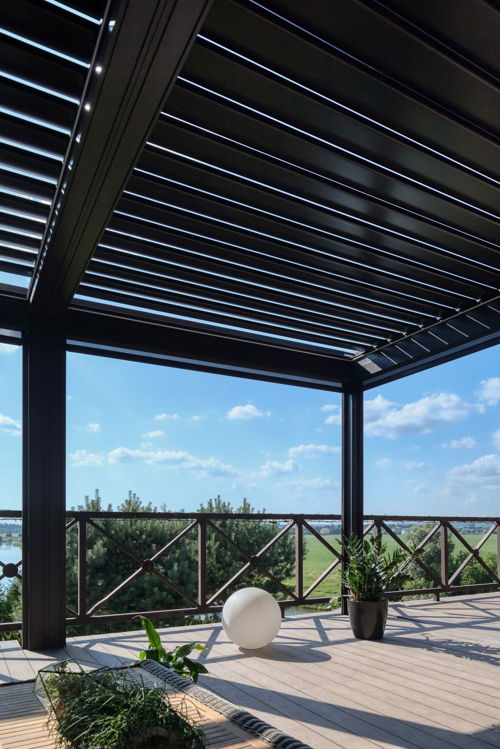 Биоклиматическая пергола Б1 (135*135)