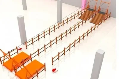 Детский троллей для помещений 15 м