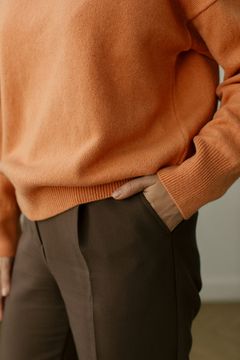 Джемпер Л.Т., 100% шерсть ягнёнка, цвет абрикос.