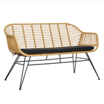 Кушетка Bergenson Bjorn Vetle Bent, 125х68х81 см, ротанг